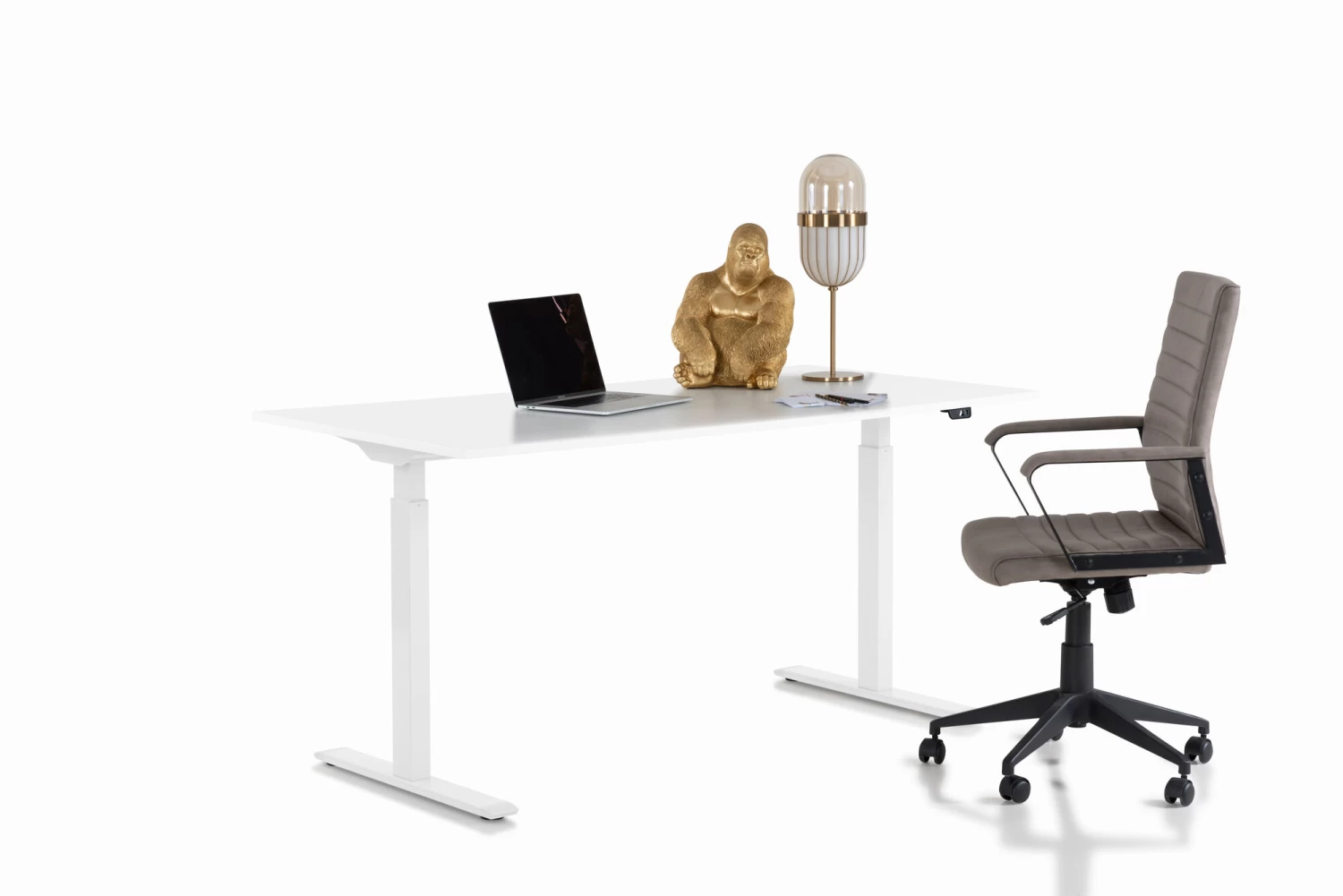 Schreibtisch Office Smart Weiß Weiß 160x80 16 Schreibtisch Office Smart Weiß Weiß 160x80 – Bild 14