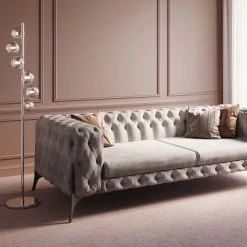 Sofa Bellissima 3-Sitzer Beige 240cm