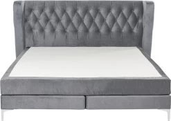 Boxspringbett Benito Moon Grau 160x200cm -Bestes Möbelkollektions Geschäft e5c1744bc0ef320533d4f4696f87178382610c7d