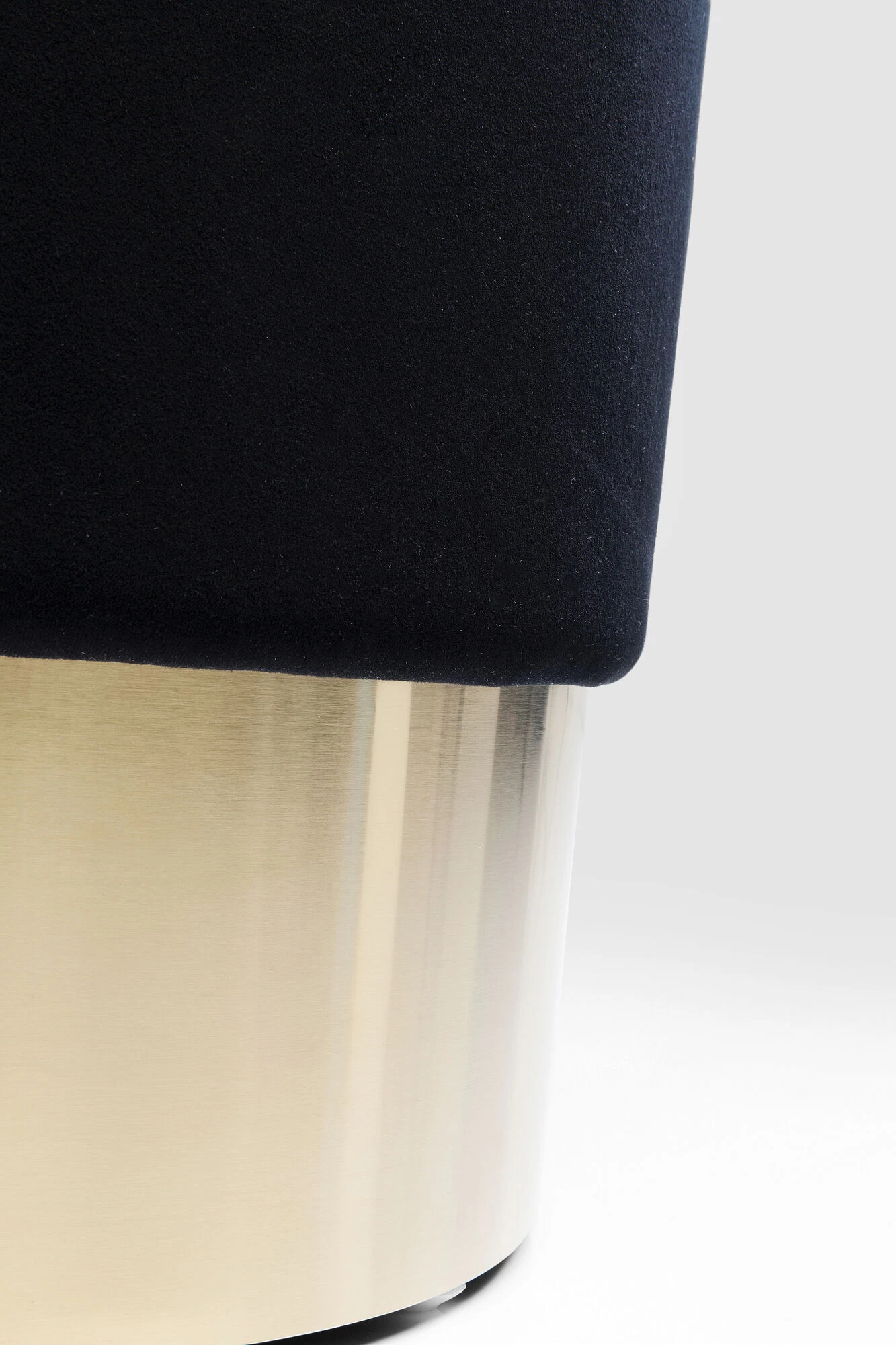 Hocker Cherry Schwarz Brass Ø35cm 6 Hocker Cherry Schwarz Brass Ø35cm – Bild 4