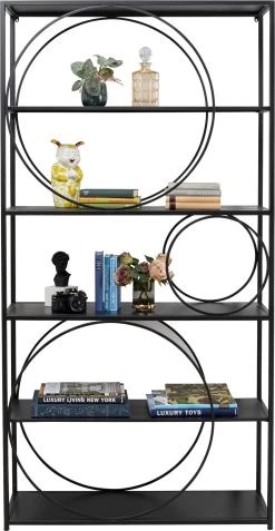 Regal Circle Schwarz 100x200cm -Bestes Möbelkollektions Geschäft eacac4df123d3951a9d2dfe92517da9cddc6d2de