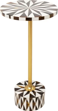 Beistelltisch Domero Star Braun Weiß Ø25cm 15 Beistelltisch Domero Star Braun Weiß Ø25cm -Bestes Möbelkollektions Geschäft ec7ed67bd6638770c8bfad27f3e8290c57105e6c