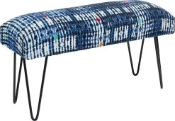 Bank Desna Patchwork Blau 80cm