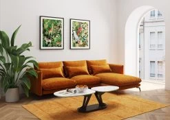 Ecksofa Monza Rechts Velvet Curry 296cm -Bestes Möbelkollektions Geschäft eeff0d1fc5fe20e1d4b8d112c00b12345d614592