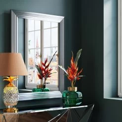 Wandspiegel Frame Eve Silber 74x99cm