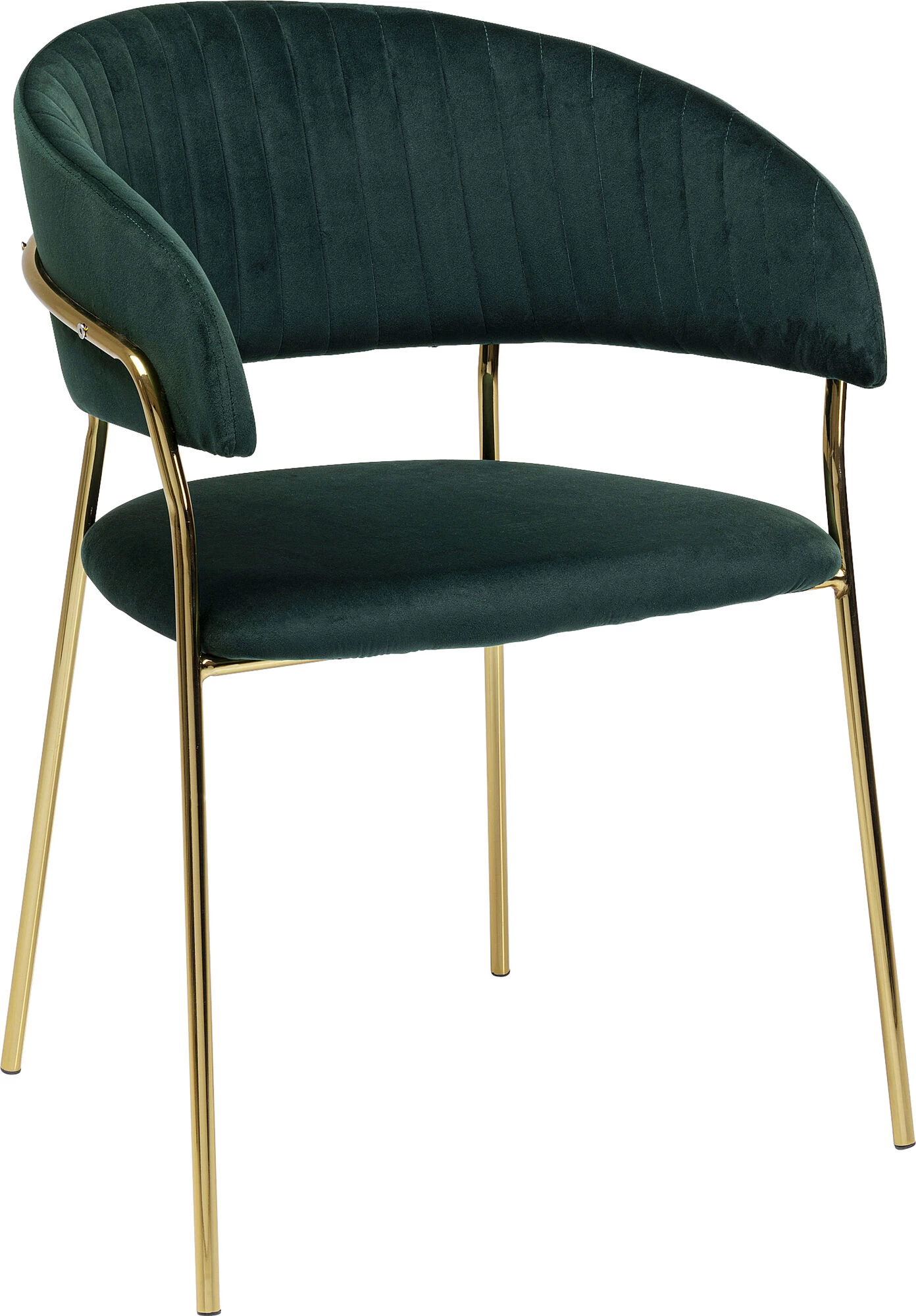 Armlehnstuhl Belle Velvet Grün (2/Set) 7 Armlehnstuhl Belle Velvet Grün (2/Set) – Bild 5