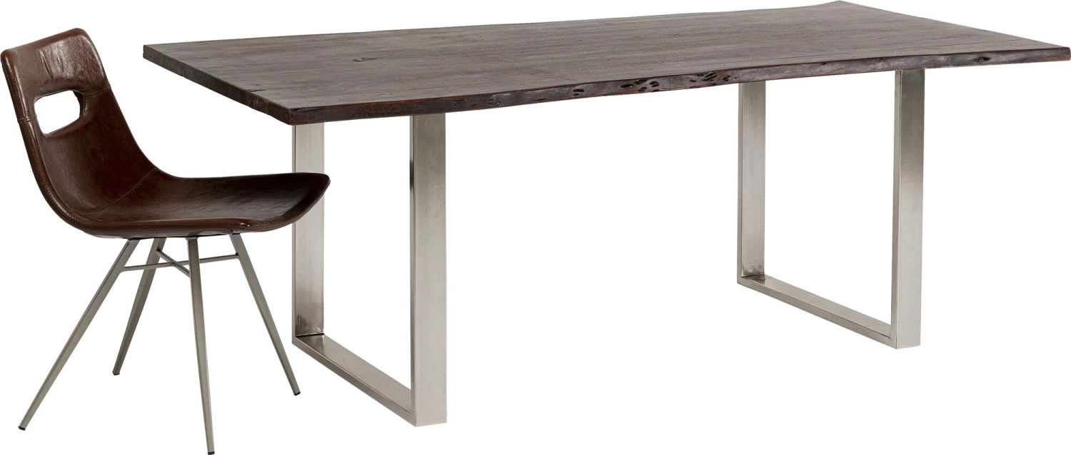 Tisch Harmony Dunkel Chrom 180x90 5 Tisch Harmony Dunkel Chrom 180x90 – Bild 3