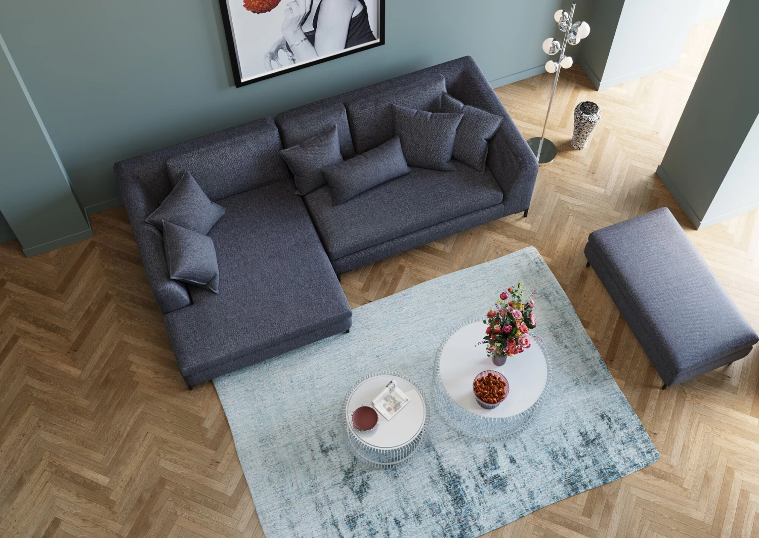 Hocker Gianni Grau 10 Hocker Gianni Grau – Bild 8