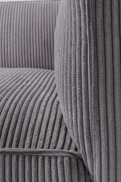 Sofa Cubetto Cord 3-Sitzer Hellgrau 220cm -Bestes Möbelkollektions Geschäft f2483da4a5222ff7a4925c8e9dbe470348766848