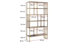 Regal Cesaro 90x170cm -Bestes Möbelkollektions Geschäft f33ad3c36c5c61d92054afa26e9f56f55e384af2