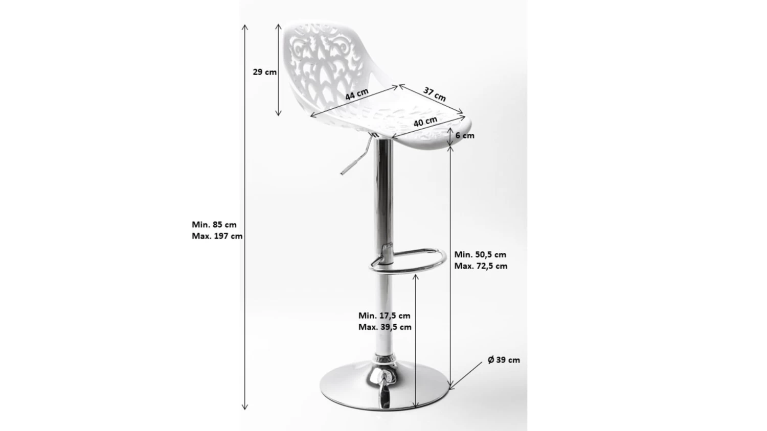 Barhocker Ornament White 13 Barhocker Ornament White – Bild 11