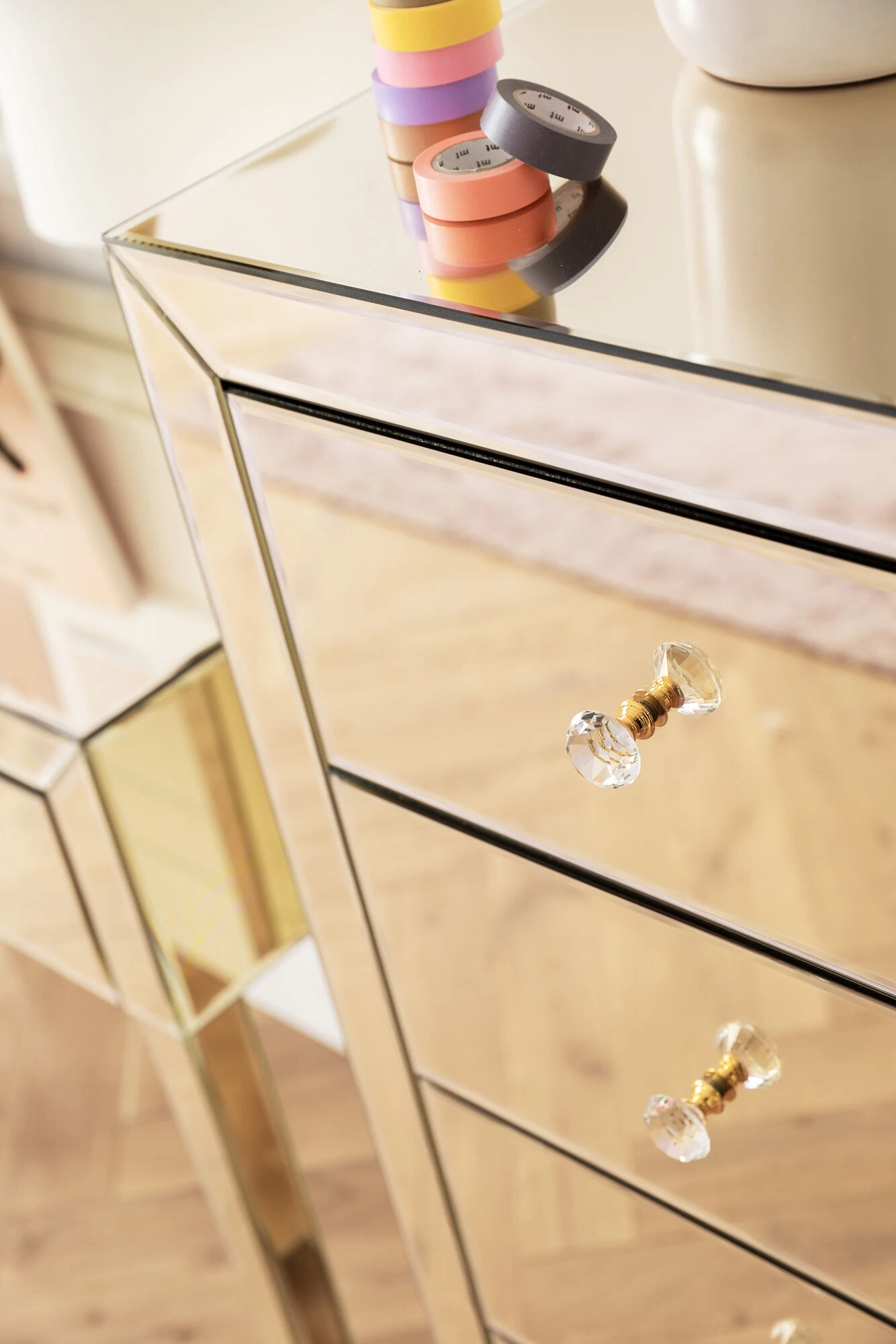 Hochkommode Luxury Pearl 5 Schübe 12 Hochkommode Luxury Pearl 5 Schübe – Bild 10