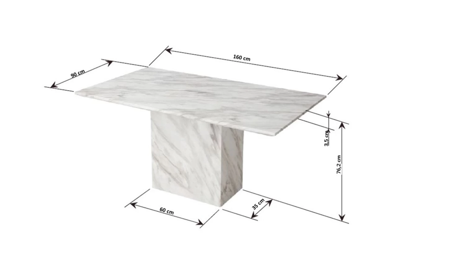 Tisch Artistico Marble 160x90 16 Tisch Artistico Marble 160x90 – Bild 14