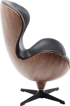 Drehsessel Lounge Black Walnut