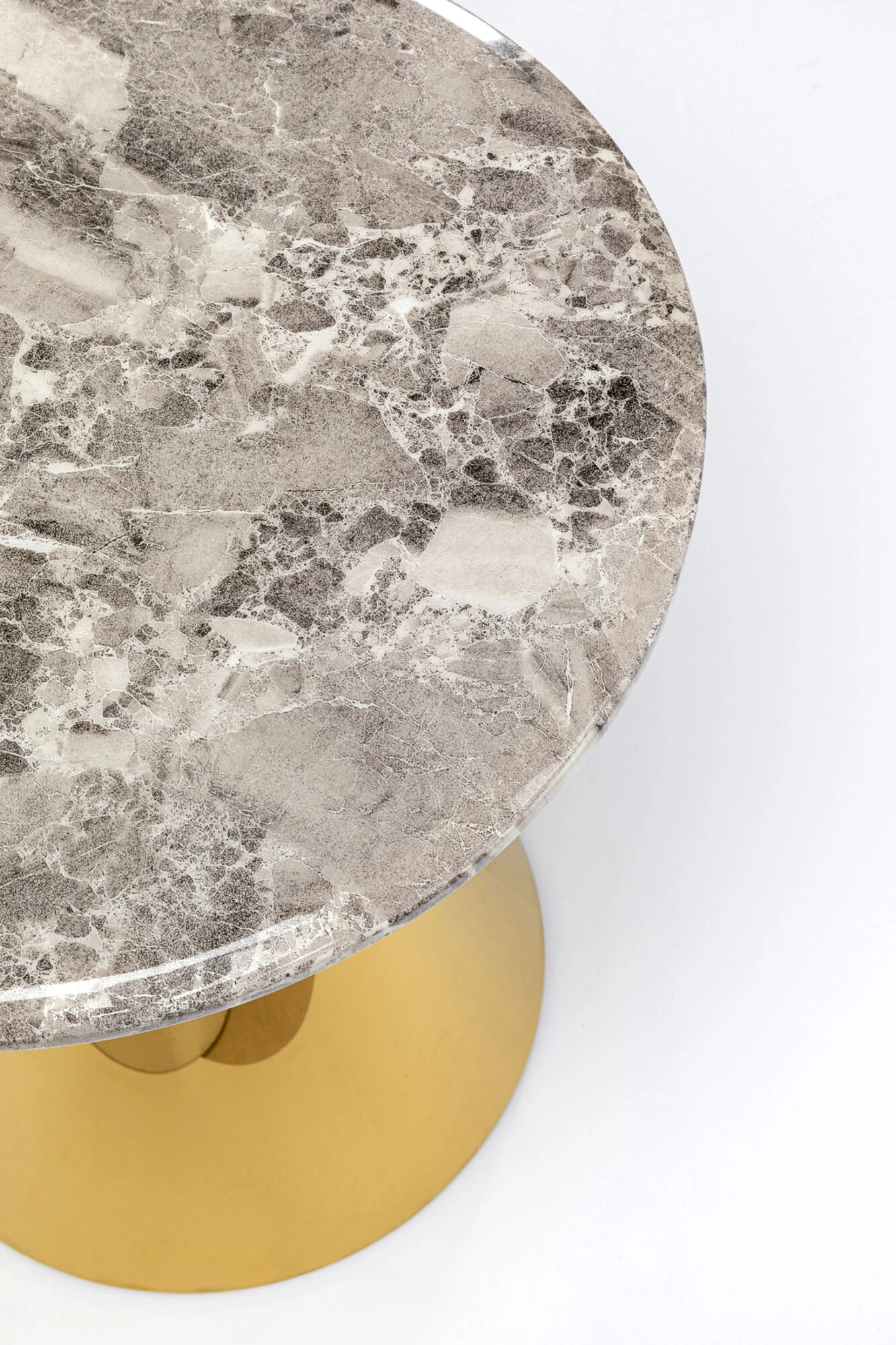 Beistelltisch Rita Gold Ø50cm 6 Beistelltisch Rita Gold Ø50cm – Bild 4