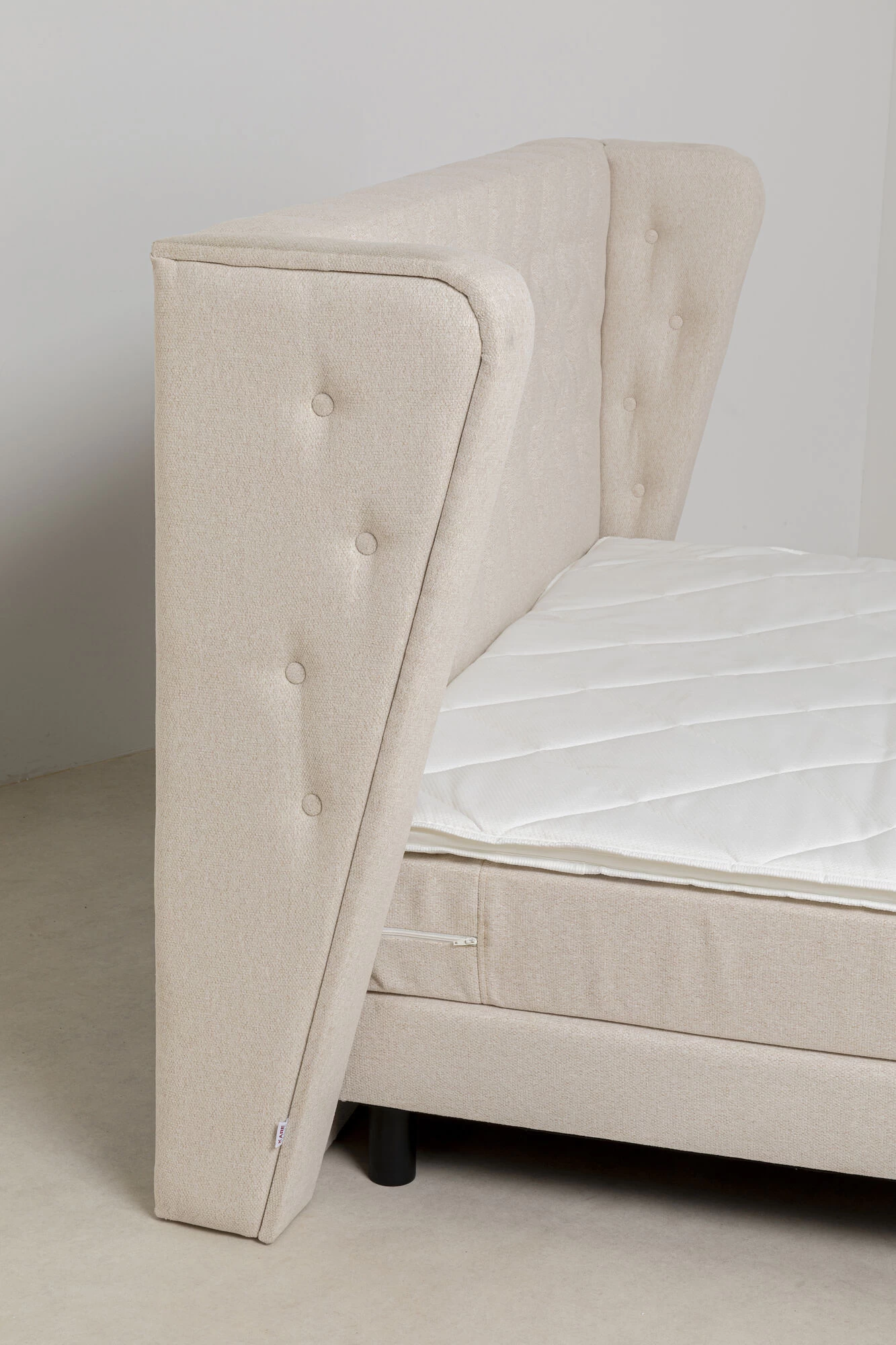 Boxspringbett Benito Moon Creme 180x200cm 9 Boxspringbett Benito Moon Creme 180x200cm – Bild 7