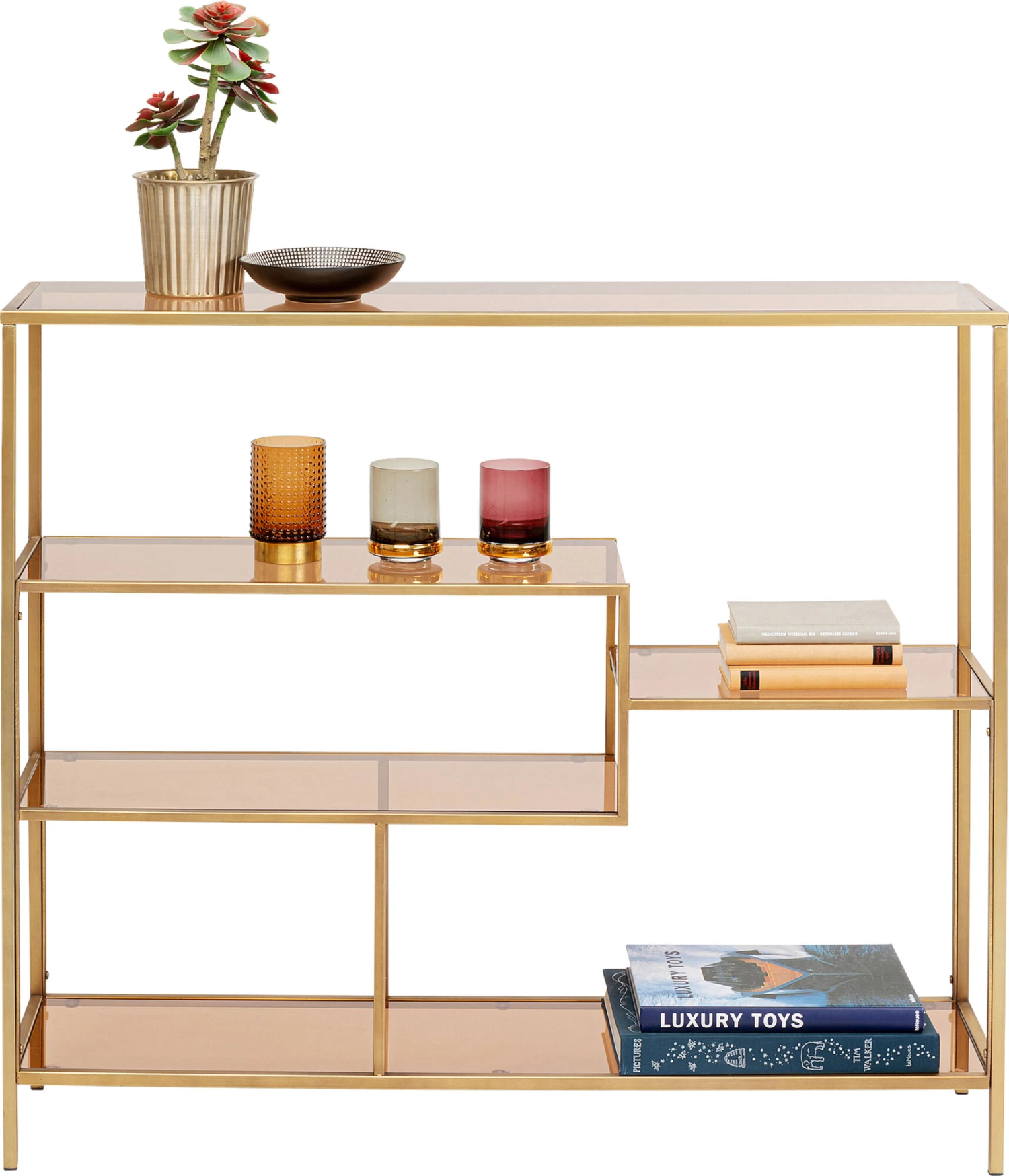 Regal Loft Gold 115x100cm 11 Regal Loft Gold 115x100cm – Bild 9