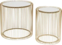 Beistelltisch Wire Brass (2/Set) -Bestes Möbelkollektions Geschäft f9550bac1df57bd328aa2ddb4b701e40b7767323