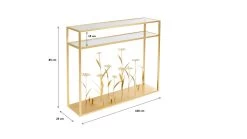 Konsole Flower Meadow Gold 100 -Bestes Möbelkollektions Geschäft f9e0058b79b6f544342b716541c4b8220ee61907