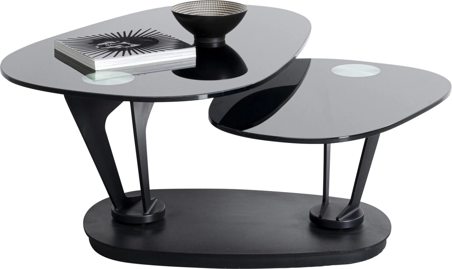 Couchtisch Franklin Schwarz 150x58cm 9 Couchtisch Franklin Schwarz 150x58cm – Bild 7