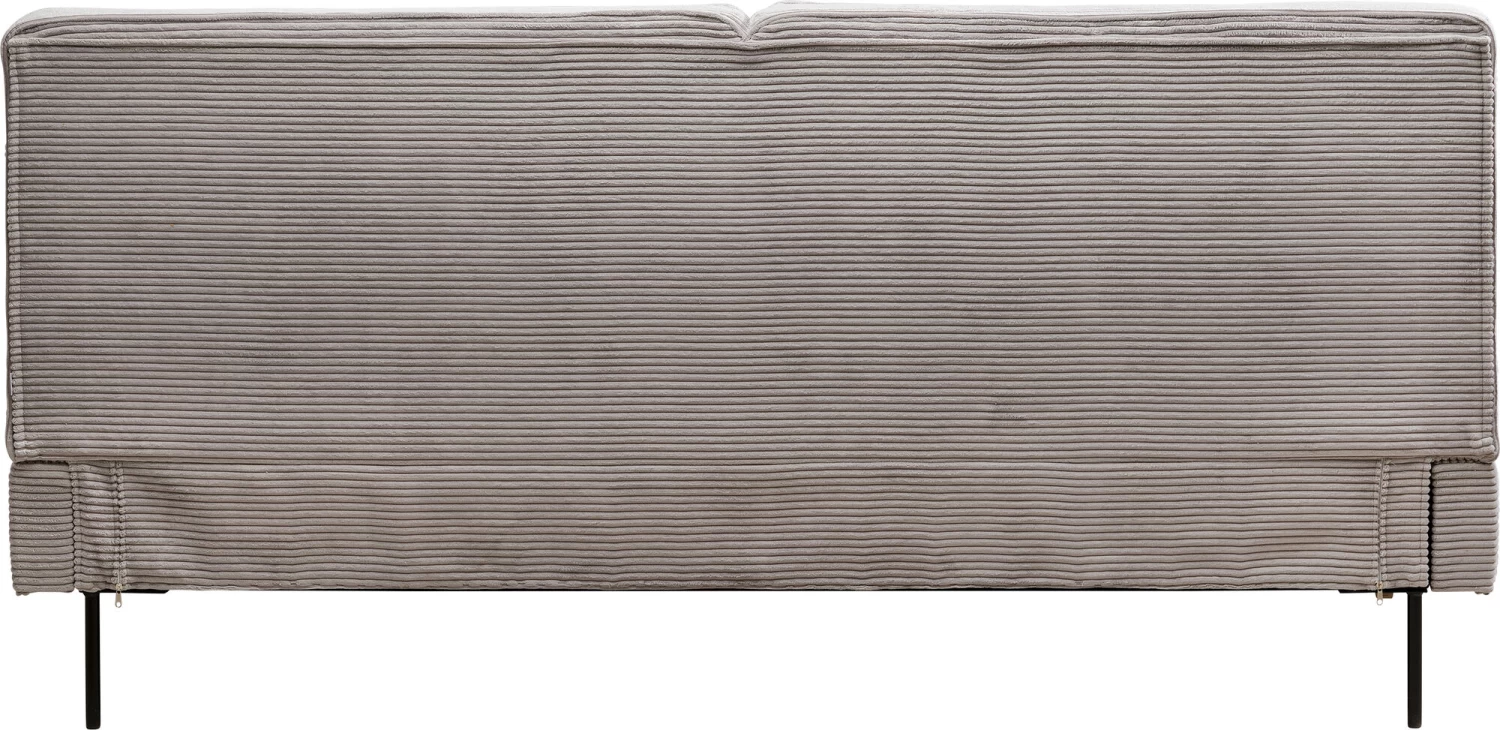 Bett East Side Cord Grau 180x200cm 7 Bett East Side Cord Grau 180x200cm – Bild 5