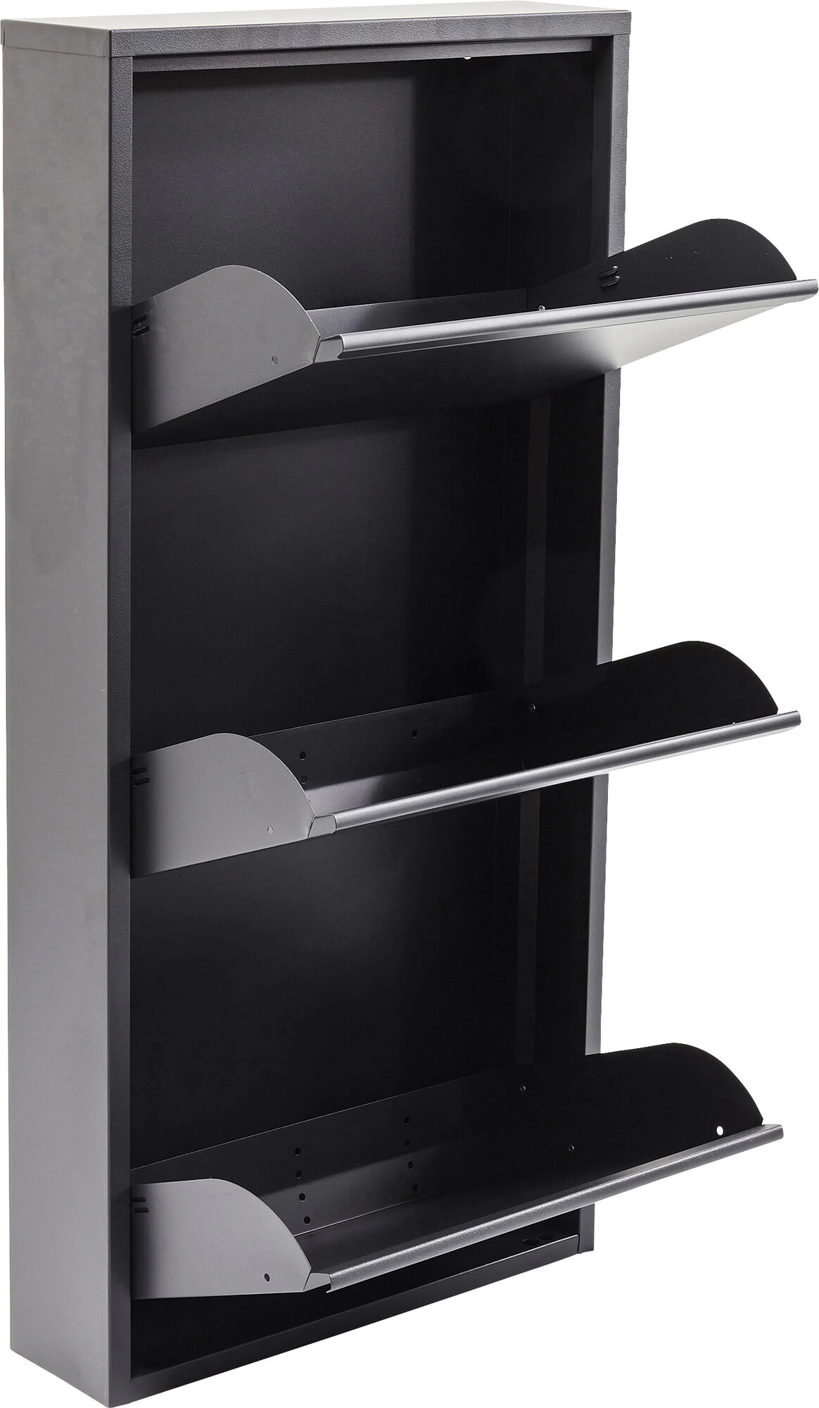 Schuhkipper Caruso 3-er Anthrazit 6 Schuhkipper Caruso 3-er Anthrazit – Bild 4